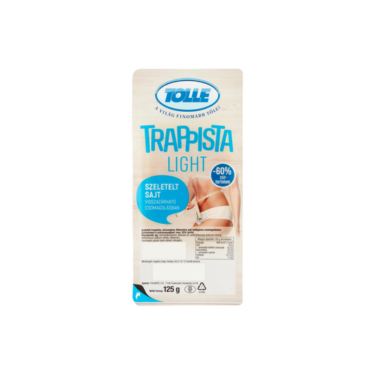Tolle Light szeletelt trappista sajt 125 g