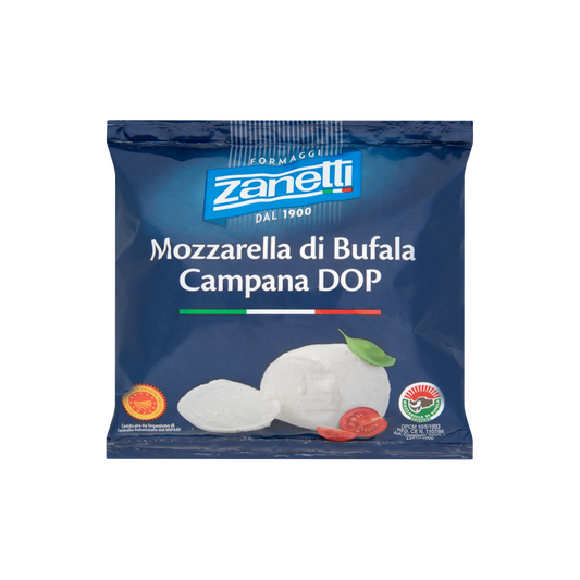 Zanetti bivalytejből készült mozzarella lágy zsíros sajt 280 g