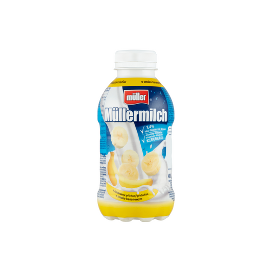 Müller Müllermilch banán ízű zsírszegény tejital 400 g