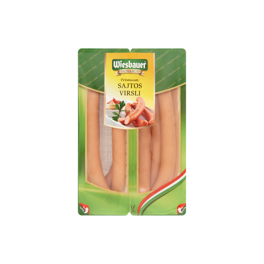 Wiesbauer Prémium sajtos sertésvirsli 400 g