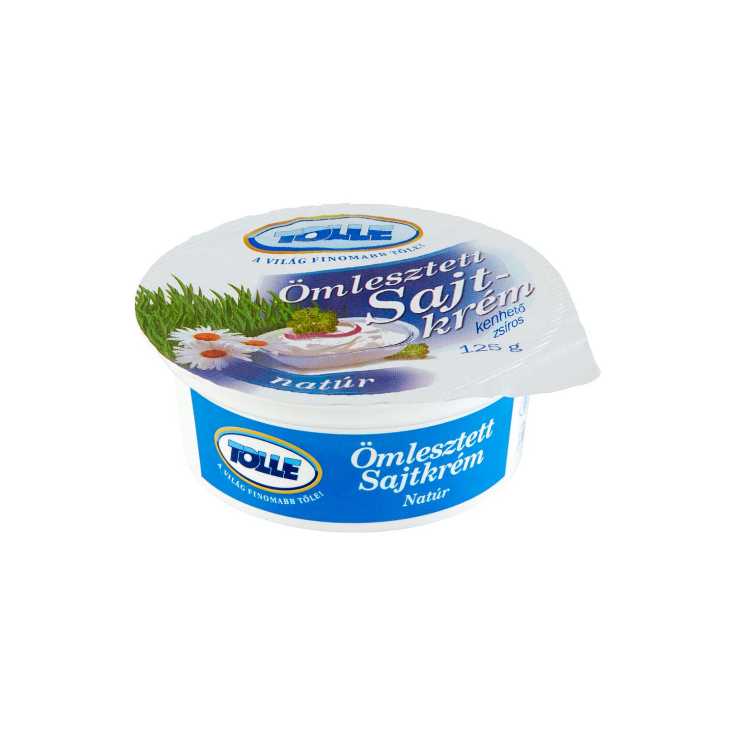 Tolle natúr kenhető zsíros ömlesztett sajtkrém 125 g