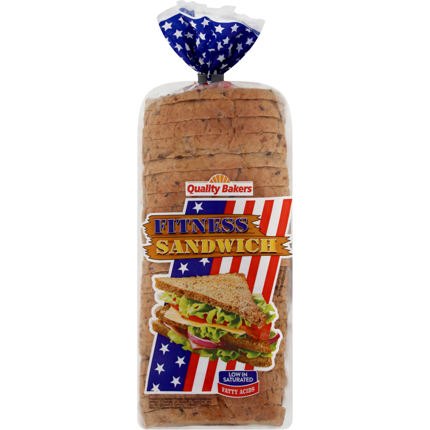 Quality Bakers Fitness többgabonás szeletelt szendvicskenyér 750 g