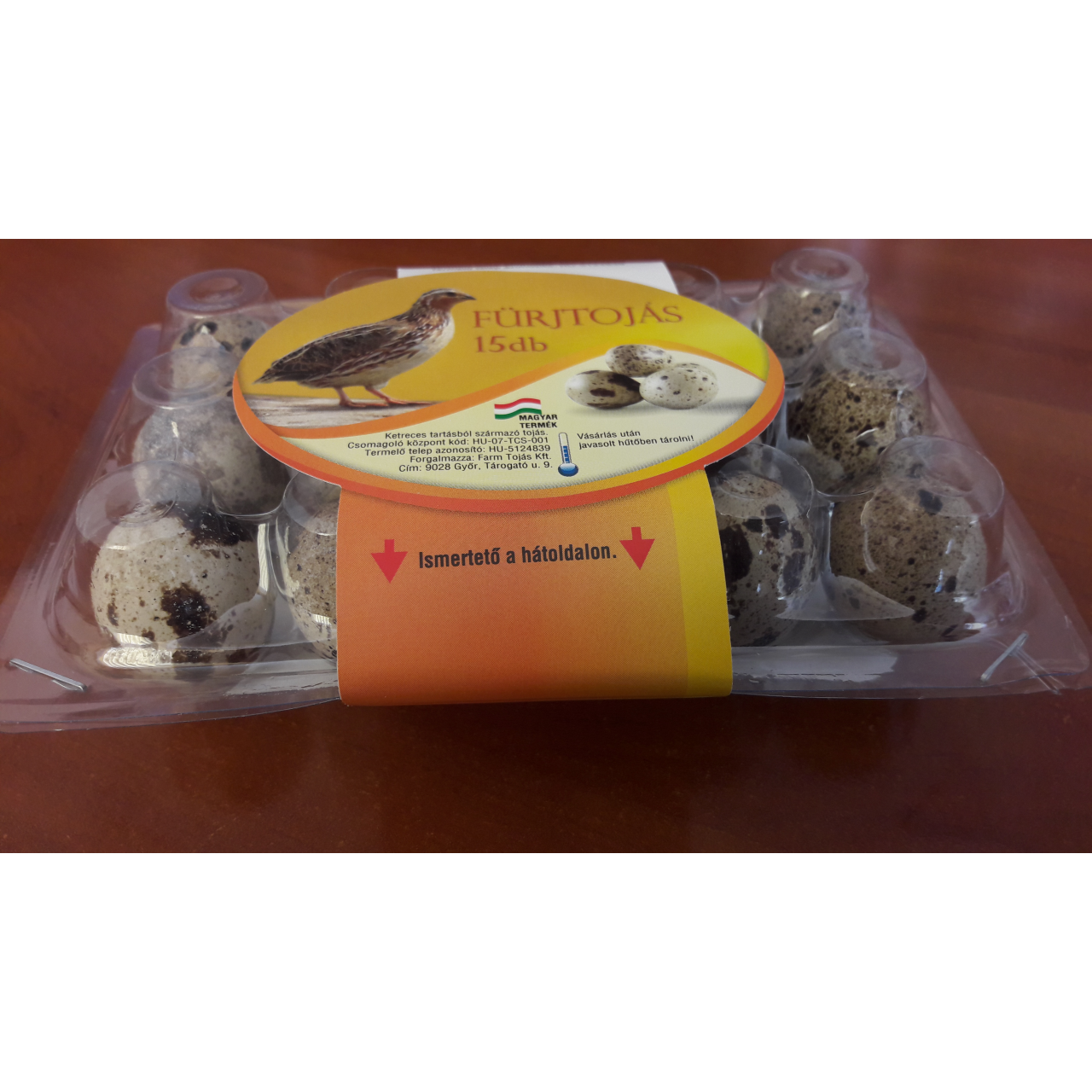 Fürjtojás 15 db
