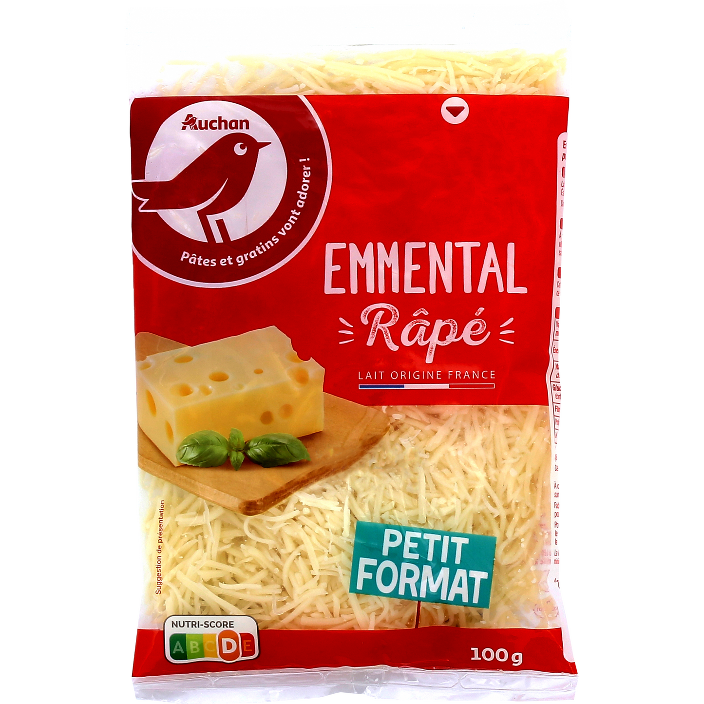 Auchan Kedvenc Ementáli sajt reszelt 100 g