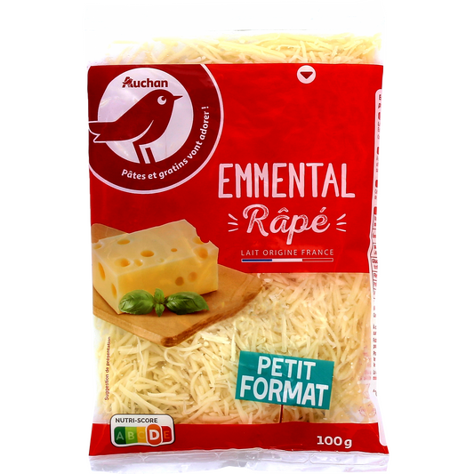 Auchan Kedvenc Ementáli sajt reszelt 100 g