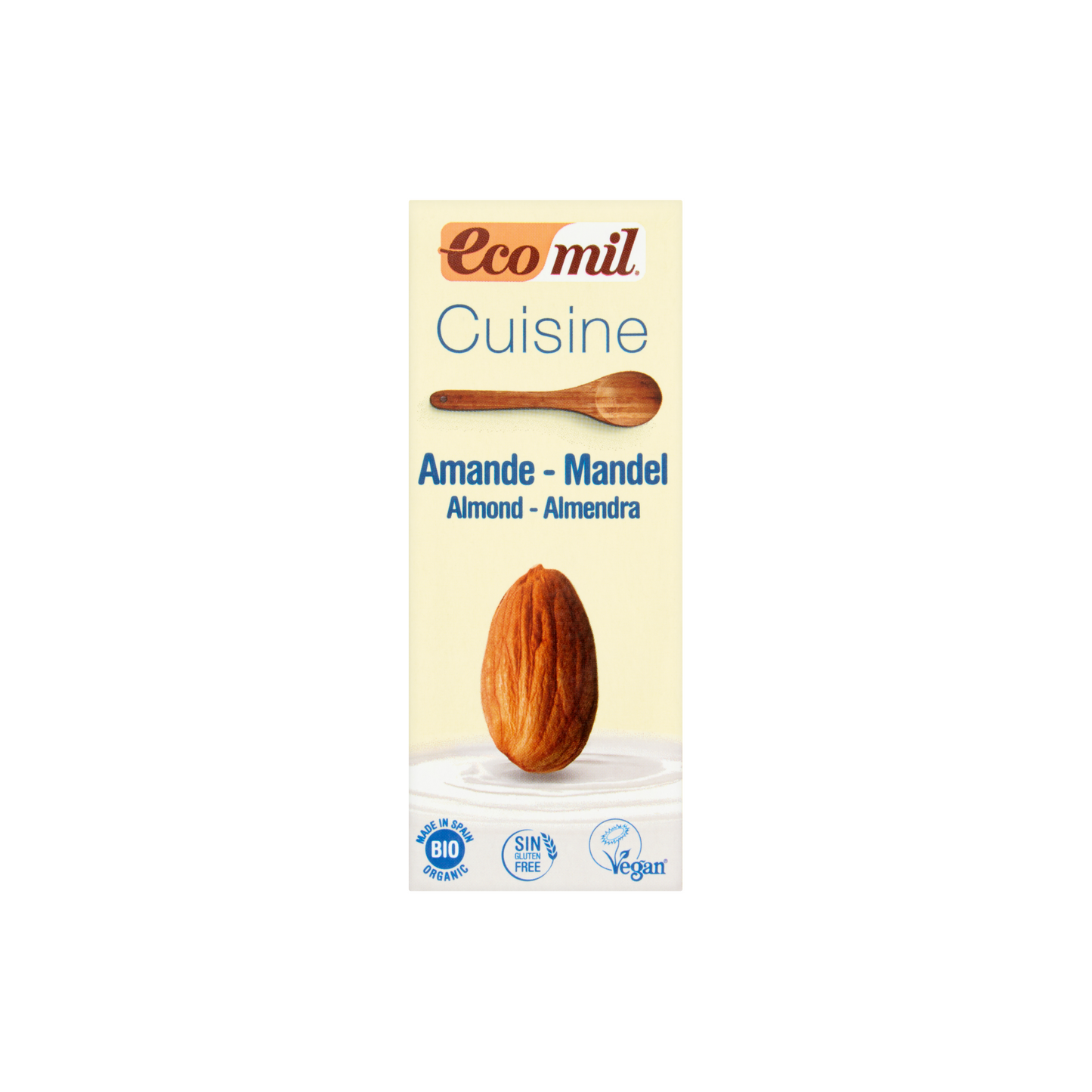 EcoMil Cuisine UHT konyhai alapanyag mandulával 200 ml