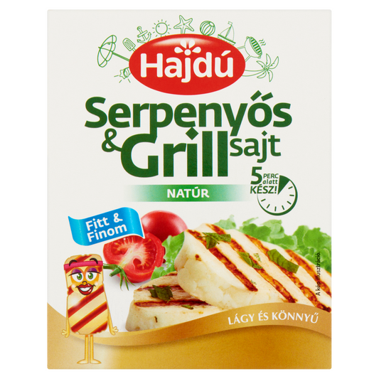 Hajdú natúr serpenyős & grillsajt 225 g
