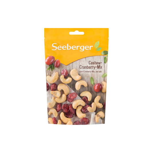 Seeberger pörkölt kesudió és aszalt, cukrozott áfonya keveréke 150 g