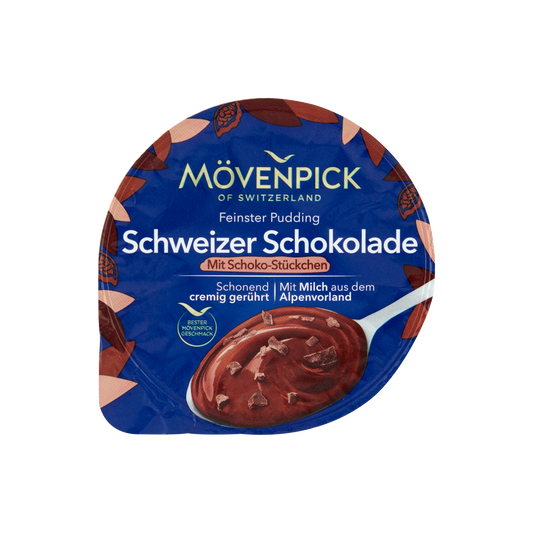 Mövenpick prémium svájci csokoládés tejszínpuding csokoládé darabokkal 150 g