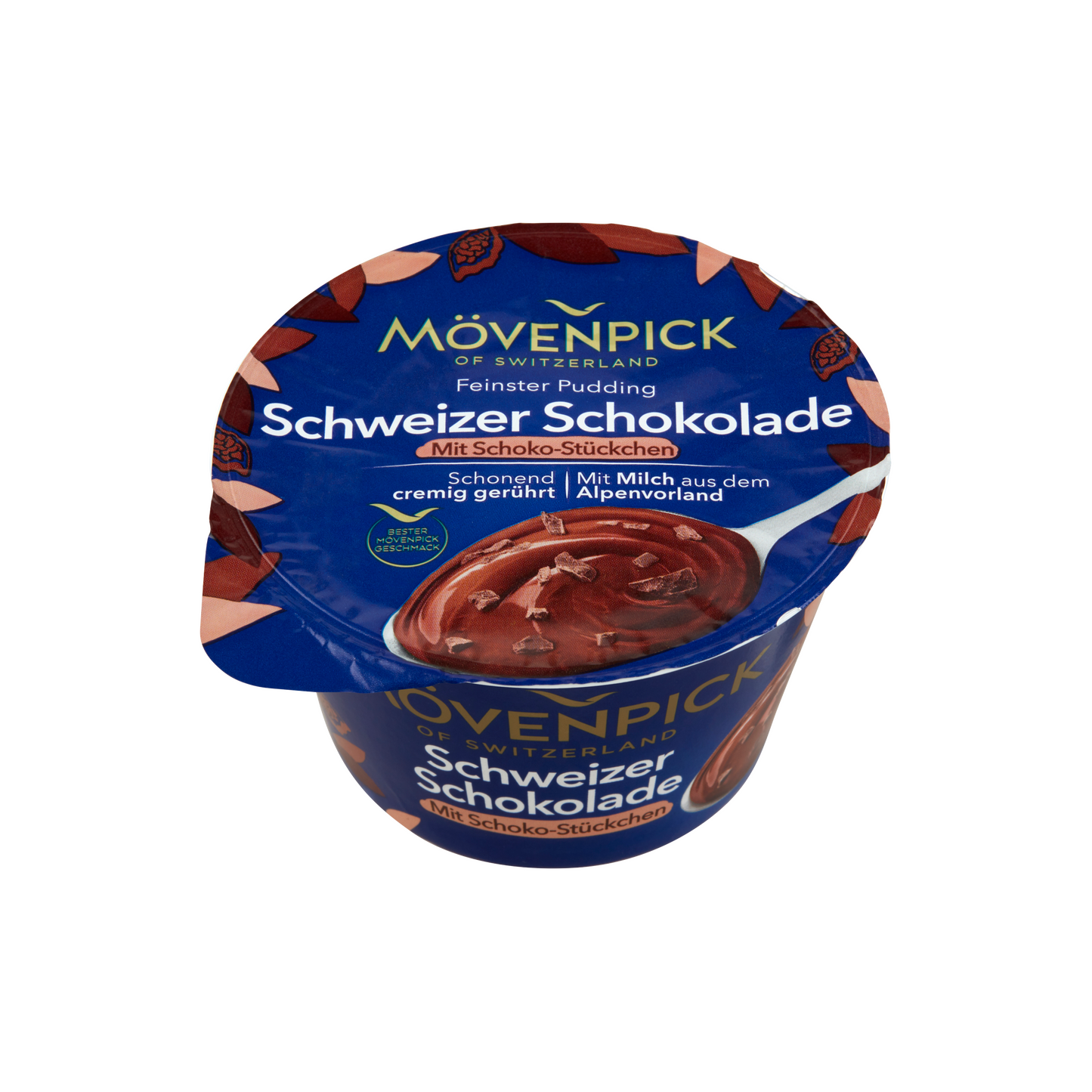 Mövenpick prémium svájci csokoládés tejszínpuding csokoládé darabokkal 150 g