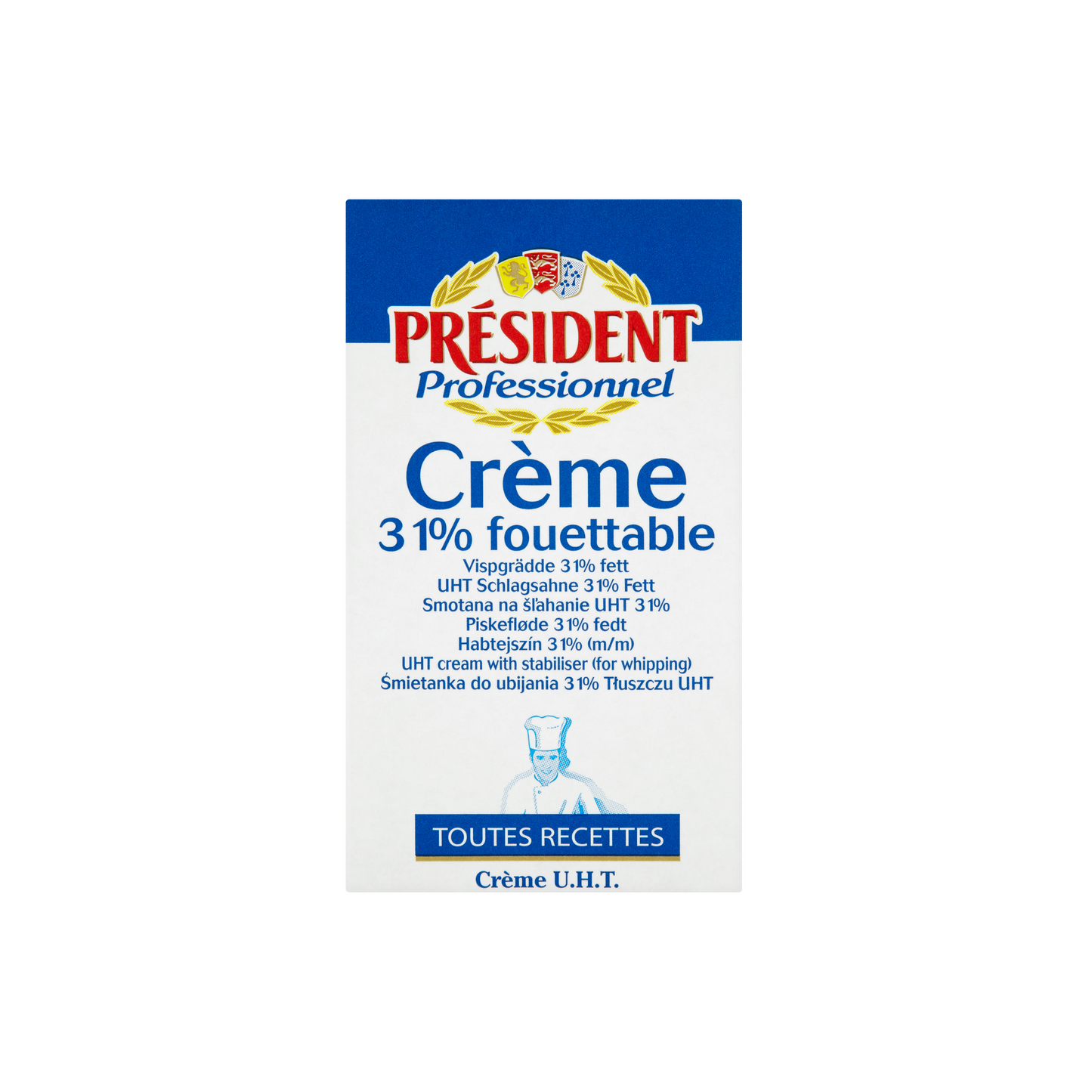 Président Professionnel 31%-os UHT habtejszín 1 l