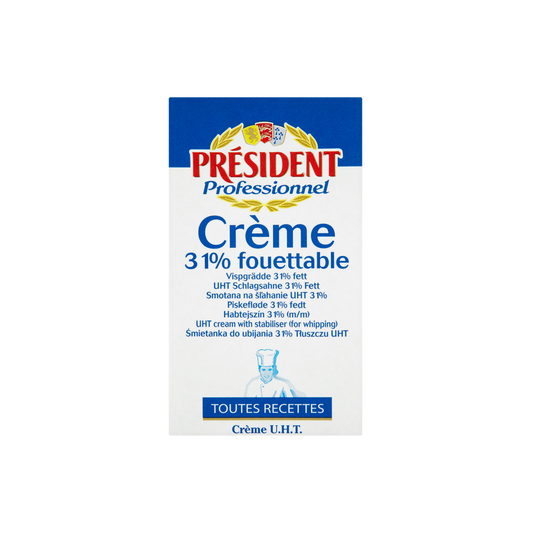 Président Professionnel 31%-os UHT habtejszín 1 l