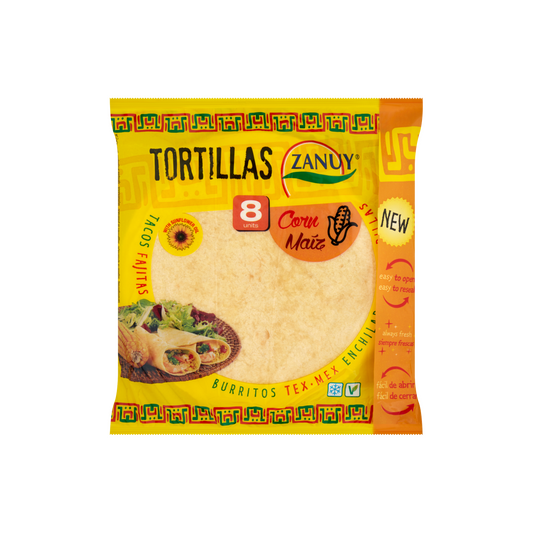 Zanuy kukorica tortilla 8 db 320 g