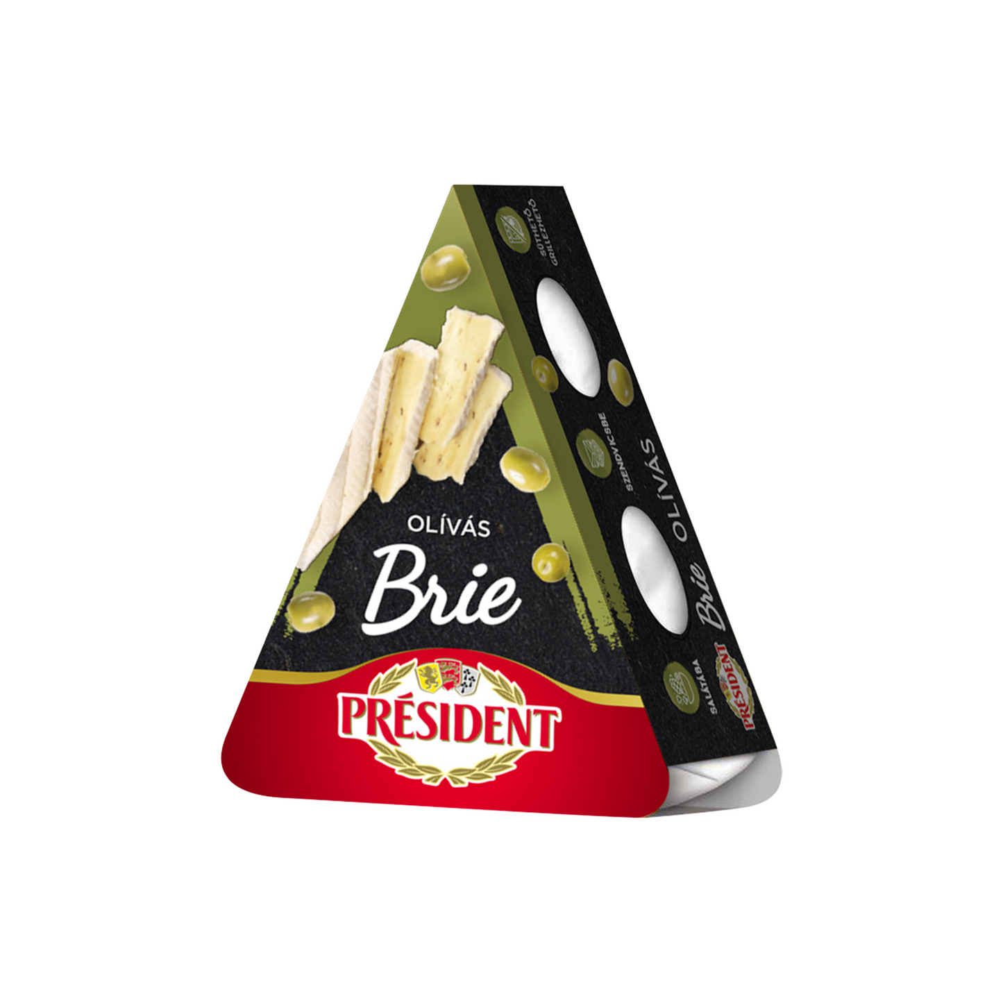 Président Brie olívás, zsírdús sajt 125 g