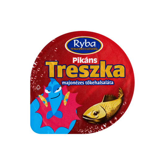 Ryba pikáns treszka majonézes tőkehalsaláta 140 g
