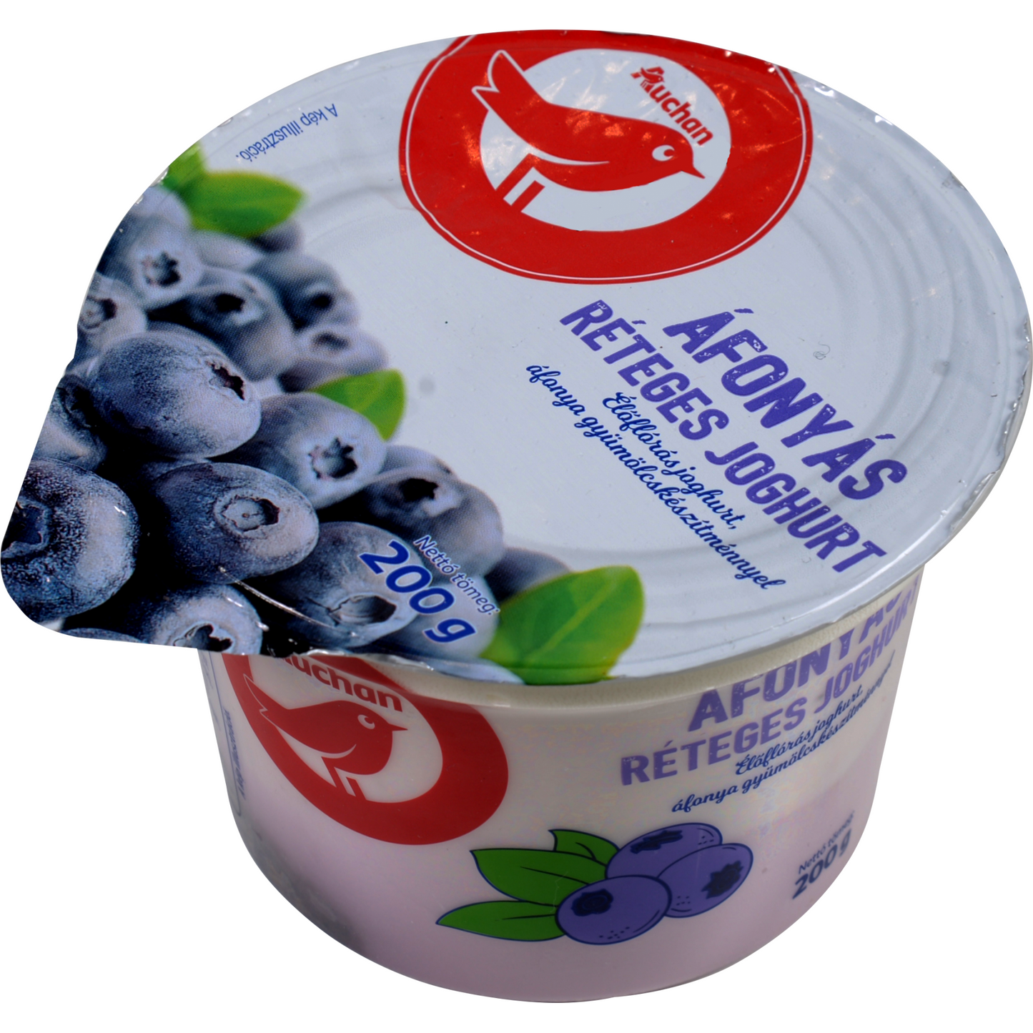 Auchan Kedvenc Áfonyás réteges joghurt 200 g
