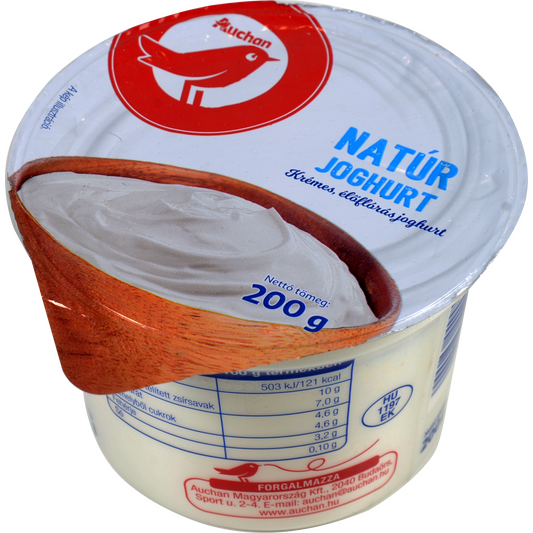 Auchan Kedvenc Natúr habart joghurt 200 g
