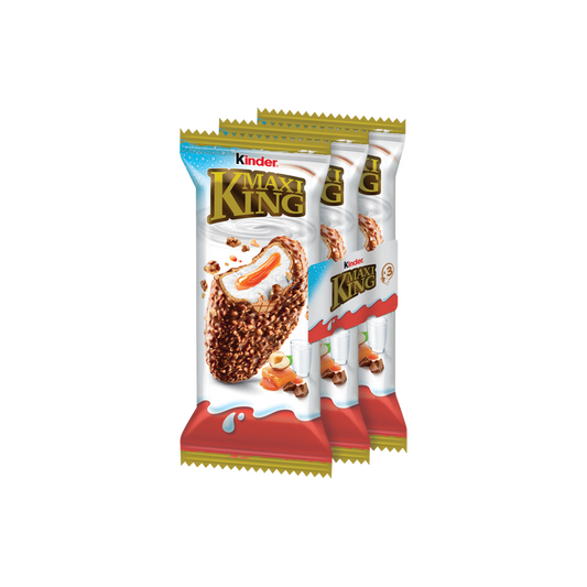 Kinder Maxi King lágy karamellás és tejes krémmel töltött ostya 3 x 35 g (105 g)