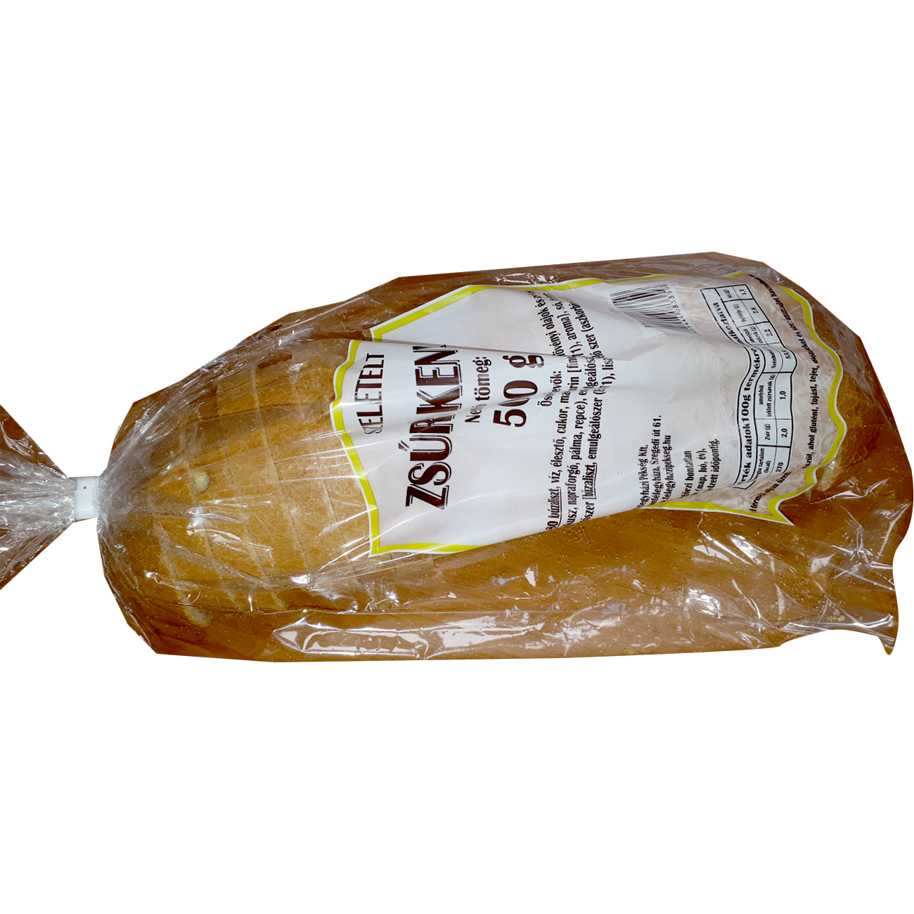 Szeletelt Zsúr kenyér 500 g