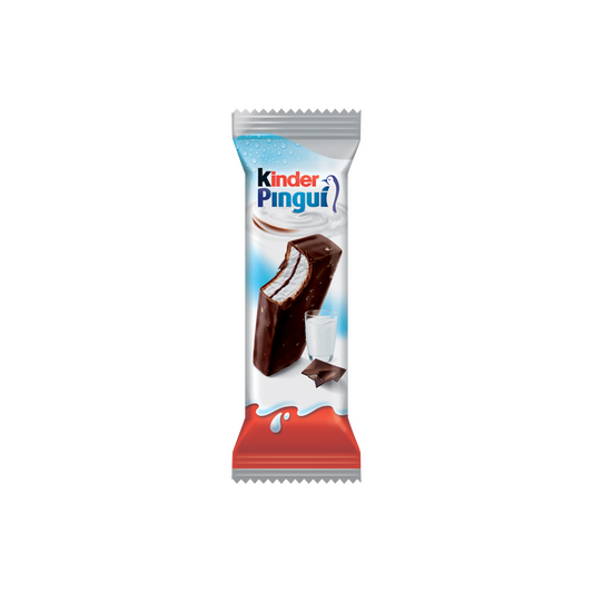 Kinder Pingui Cacao tejes és kakaós krémmel töltött sütemény étcsokoládé bevonattal 30 g