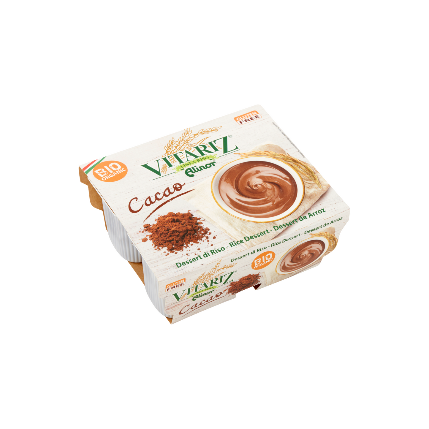 Vitariz Bio UHT kakaós rizsdesszert 4 x 100 g