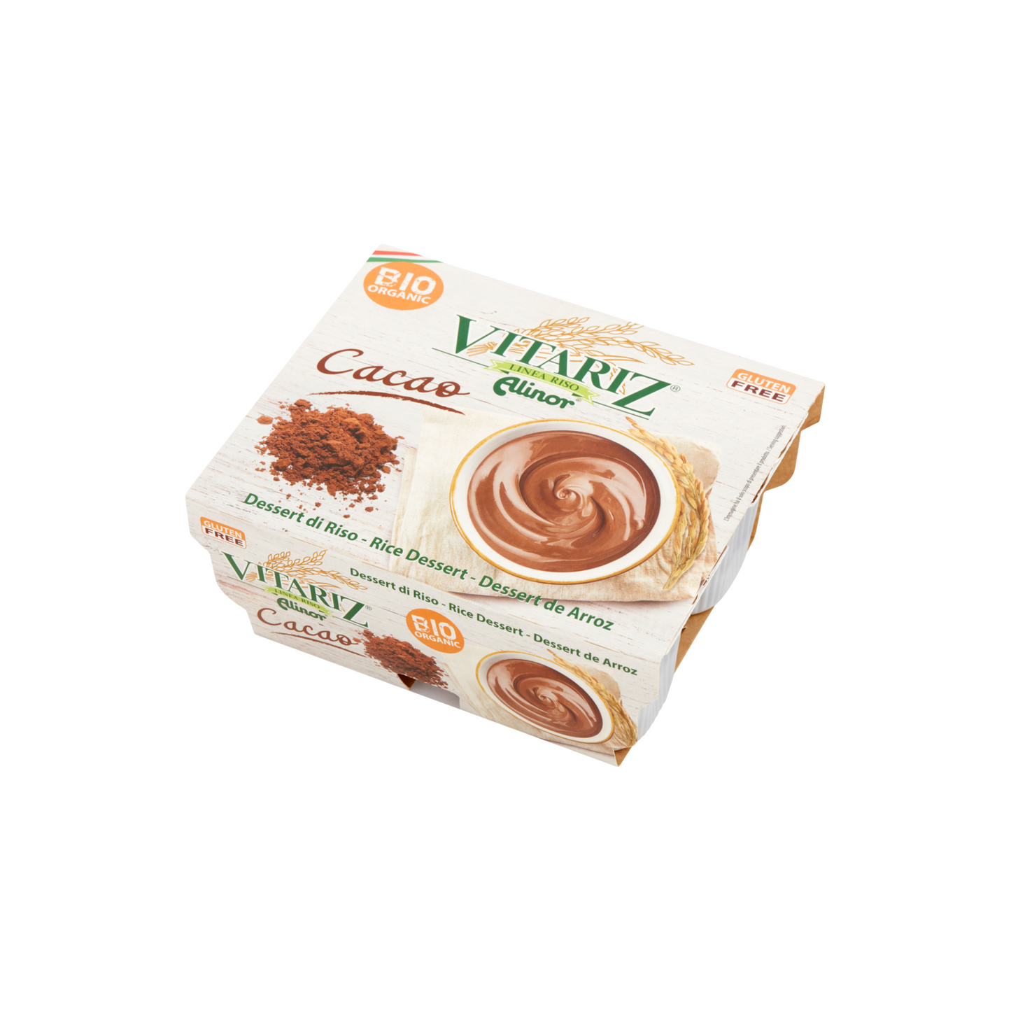 Vitariz Bio UHT kakaós rizsdesszert 4 x 100 g