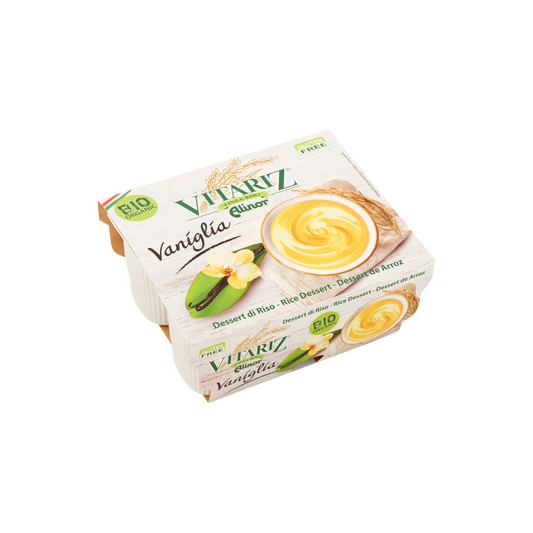 Vitariz Bio UHT vaníliás rizsdesszert 4 x 100 g