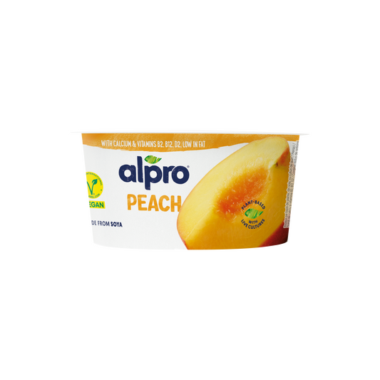 Alpro őszibarackos fermentált szójakészítmény hozzáadott kalciummal és vitaminokkal 150 g