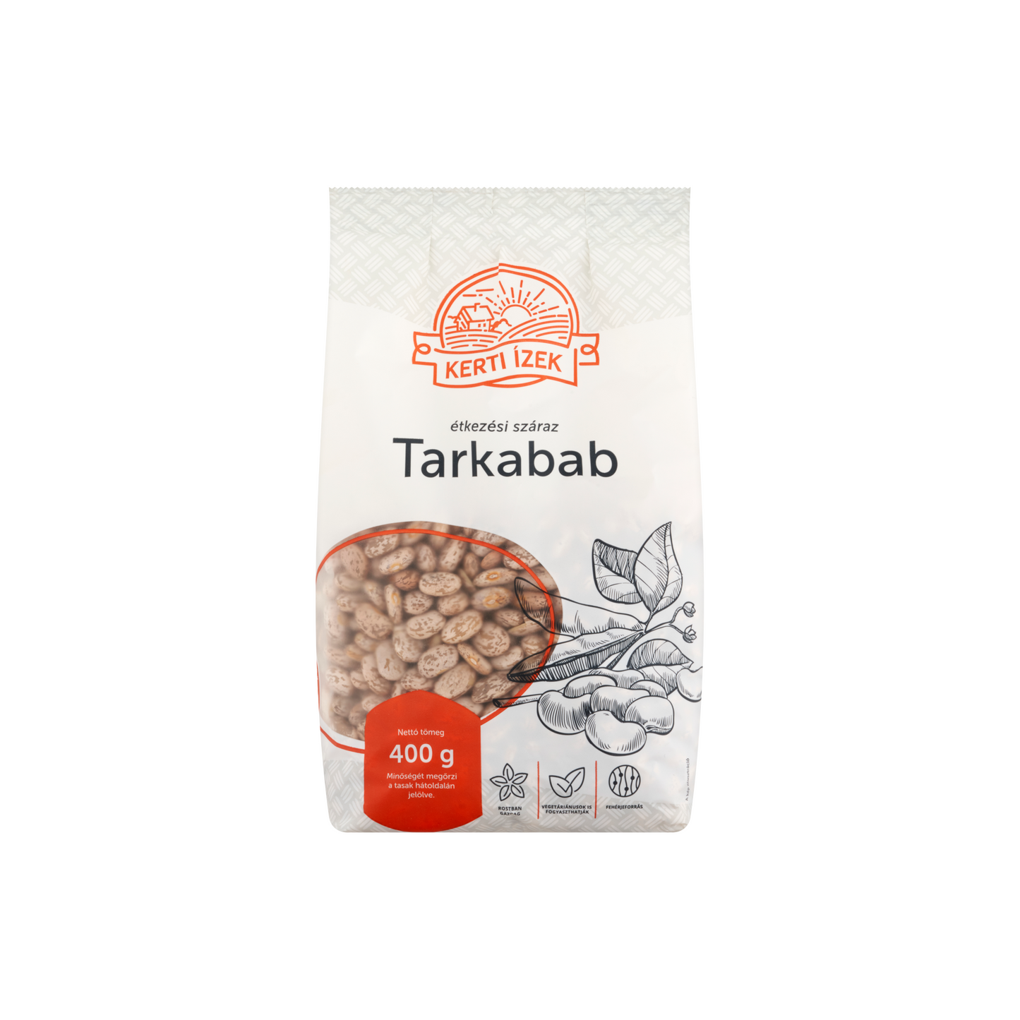 Kerti Ízek étkezési száraz tarkabab 400 g