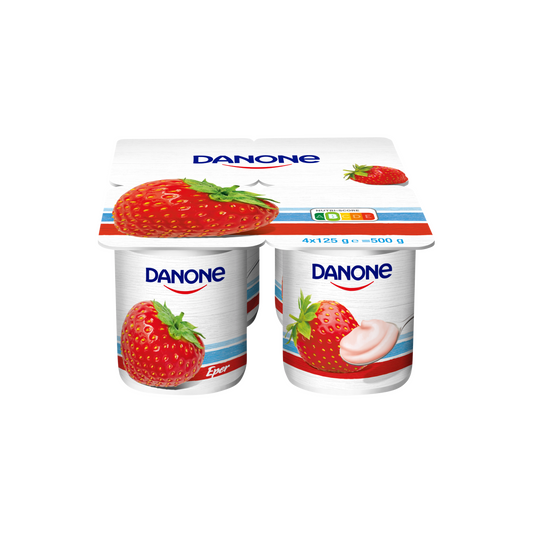 Danone eperízű, élőflórás, zsírszegény joghurt 4 x 125 g