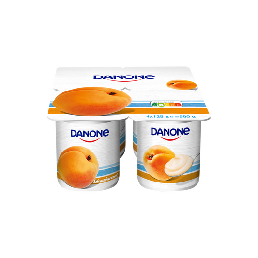 Danone sárgabarackízű, élőflórás, zsírszegény joghurt 125 g