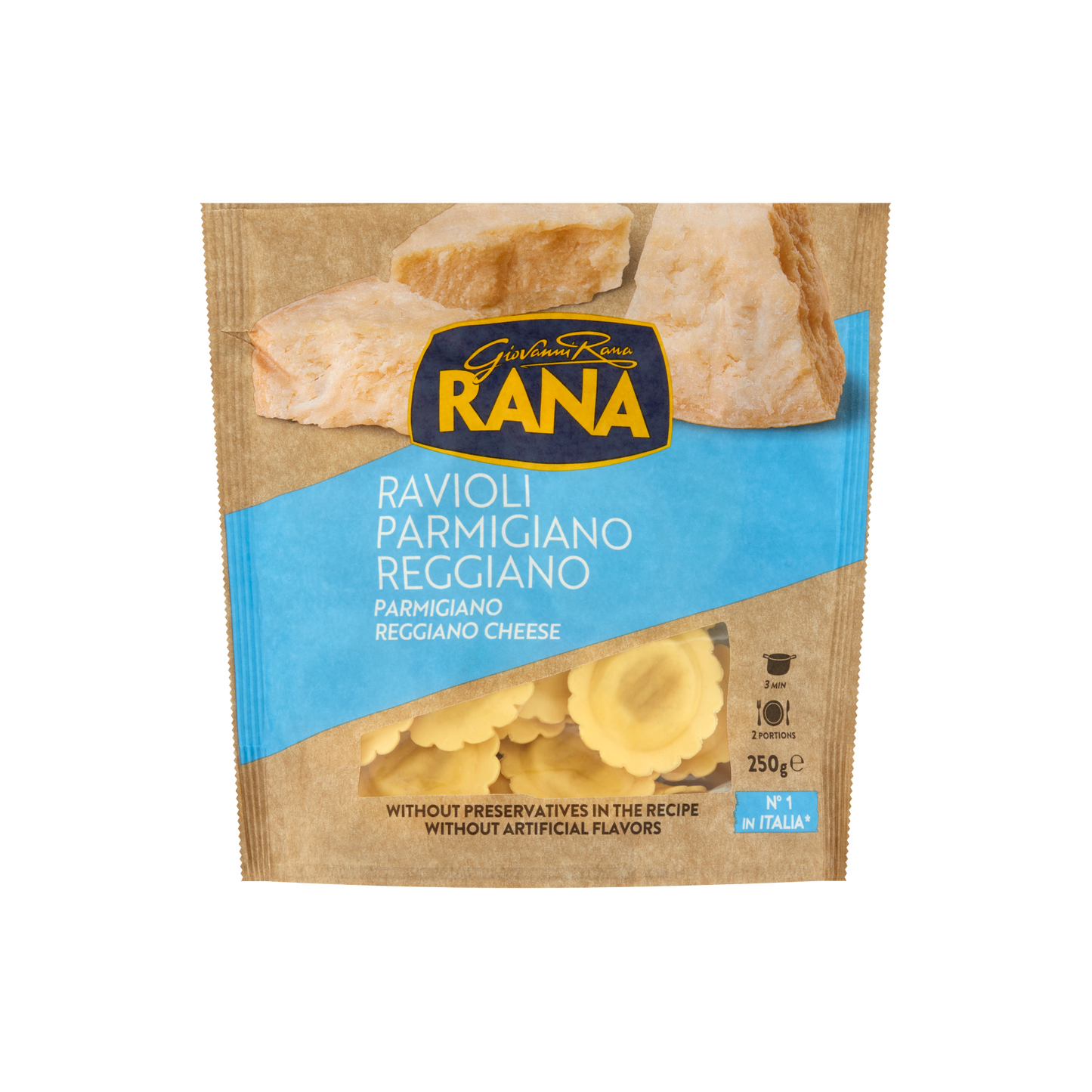 Giovanni Rana tojásos friss tészta parmigiano reggiano sajtos töltelékkel 250 g