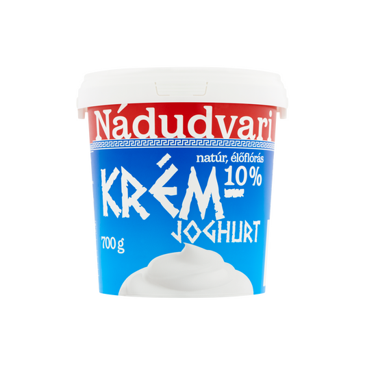 Nádudvari natúr élőflórás krémjoghurt 700 g