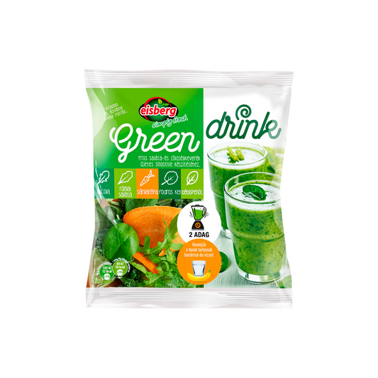 Eisberg Green Drink friss saláta- és zöldségkeverék ízletes smoothie készítéséhez 160 g