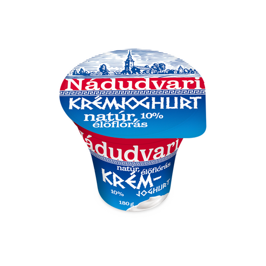 Nádudvari natúr, élőflórás krémjoghurt 180 g