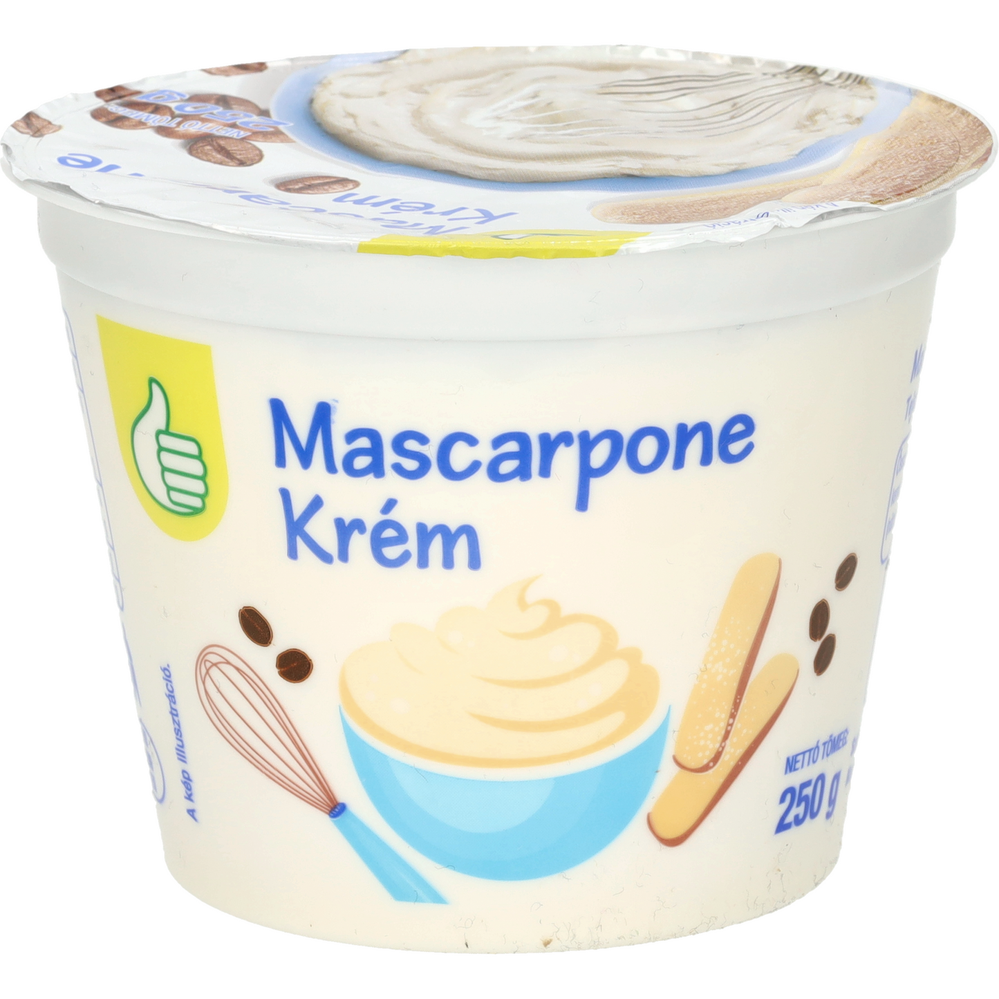 Mascarpone Light tejszínes, zsíros, friss krémsajt 250 g