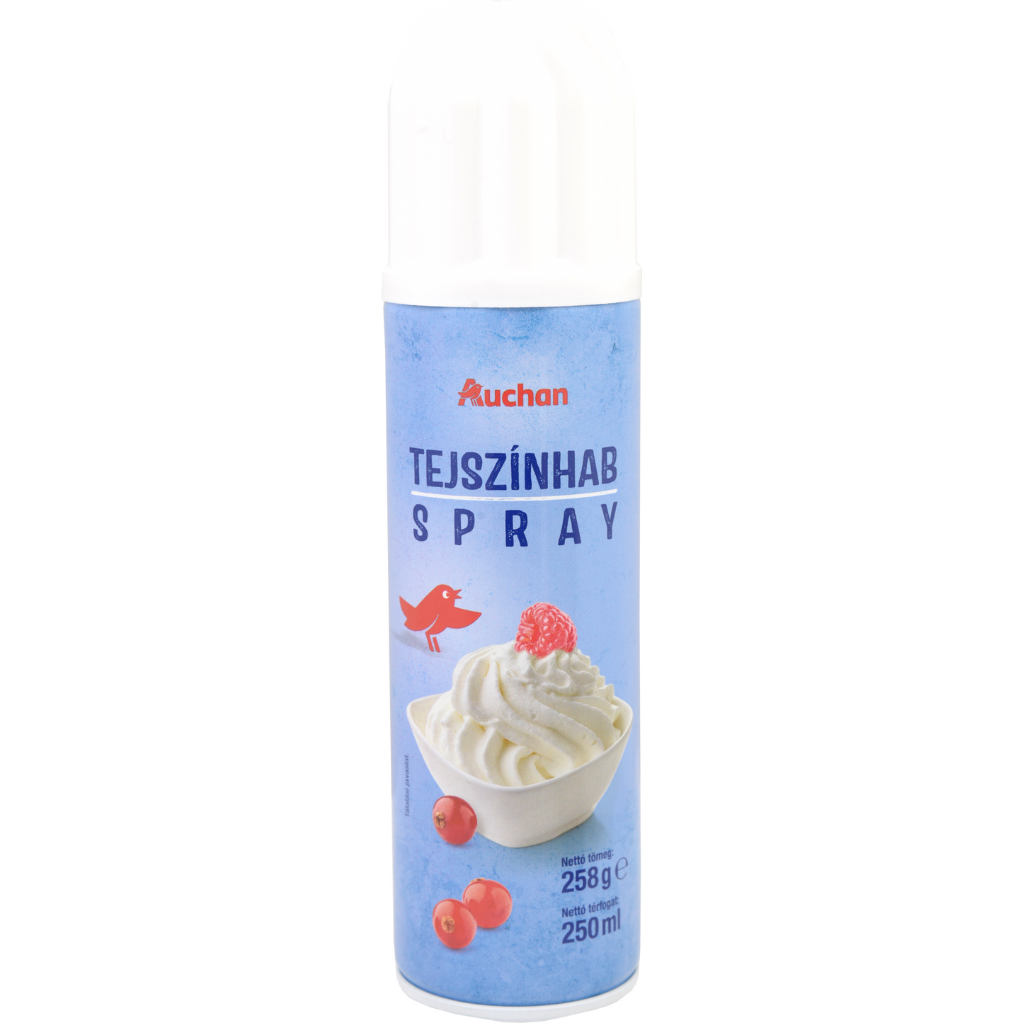 Auchan Kedvenc Tejszínhab spray 250 ml / 258 g