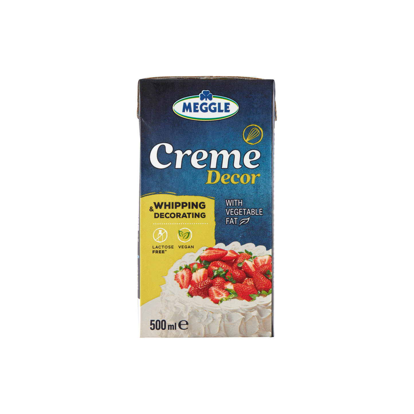 Meggle Creme Decor UHT cukrozott növényi zsír alapú készítmény hab készítéséhez 500 ml