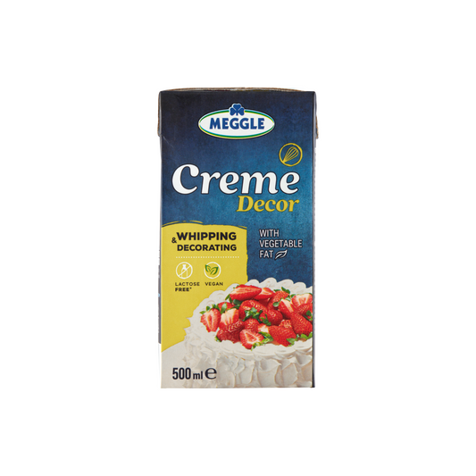 Meggle Creme Decor UHT cukrozott növényi zsír alapú készítmény hab készítéséhez 500 ml