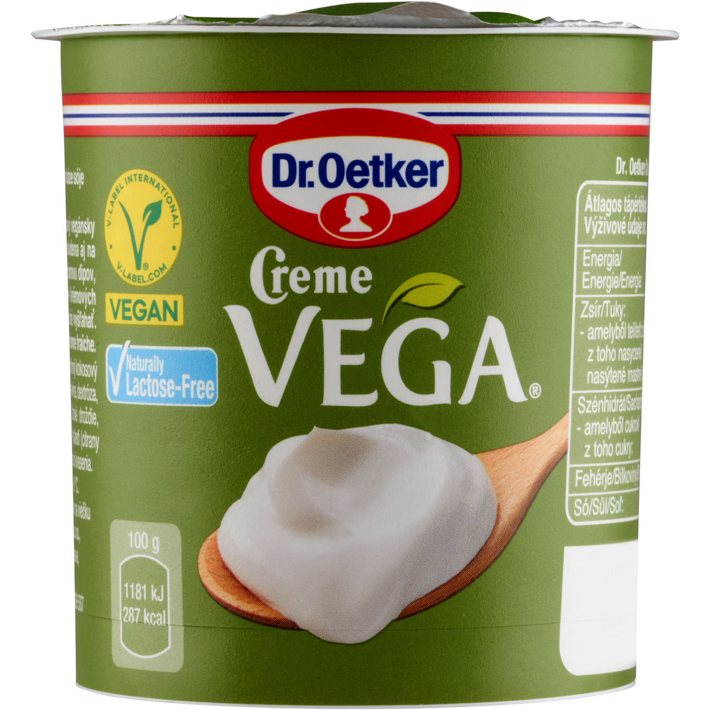 Dr. Oetker Creme Vega vegán laktózmentes növényi krém sütéshez és főzéshez 150 g