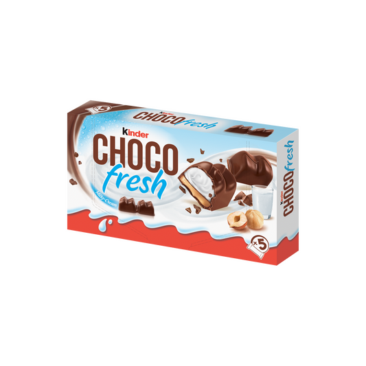 Kinder Chocofresh tejes és mogyorós krémmel töltött tejcsokoládé 102,5 g
