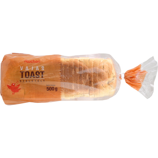 Auchan Kedvenc Szeletelt vajas toast 500 g