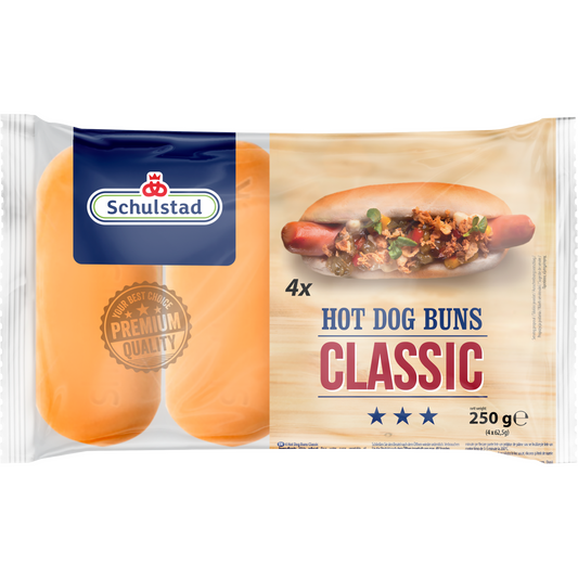 Schulstad Classic hot dog kifli 4 x 62,5 g (250 g)