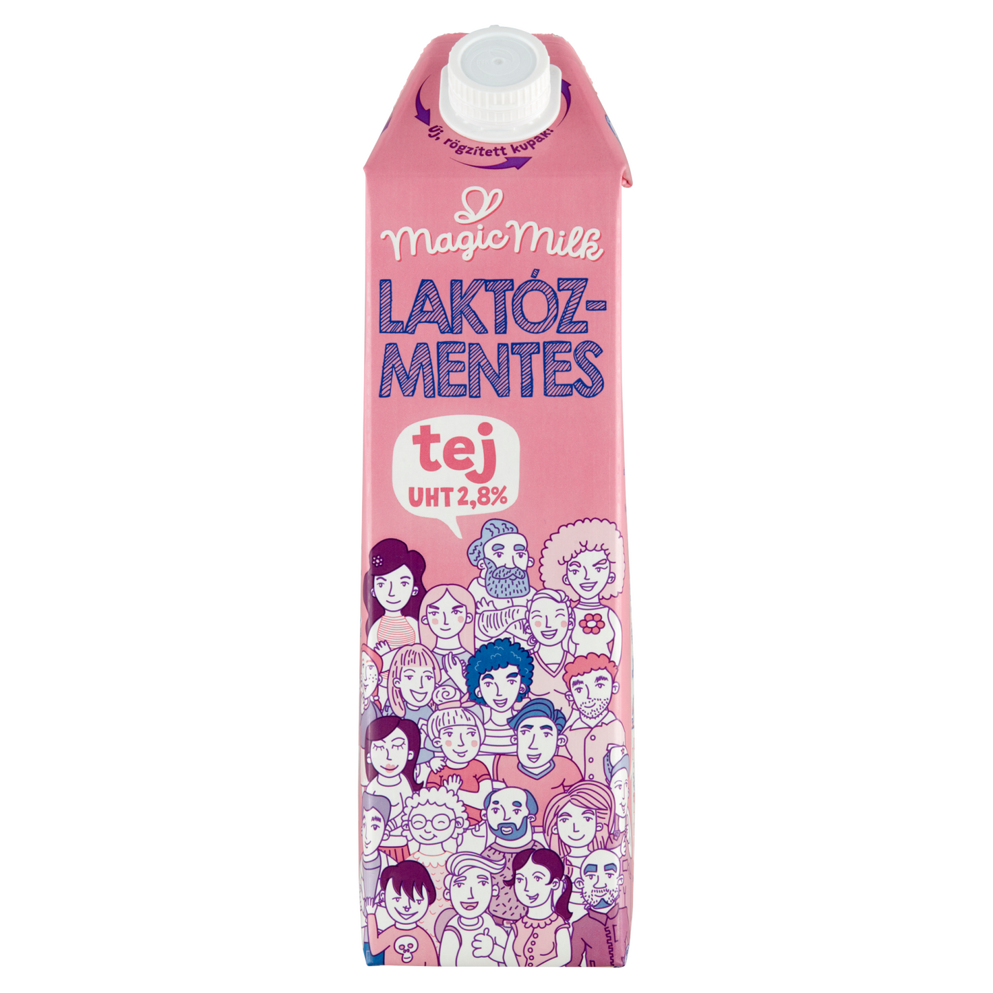 Magic Milk UHT laktózmentes, félzsíros tej 2,8% 1 l