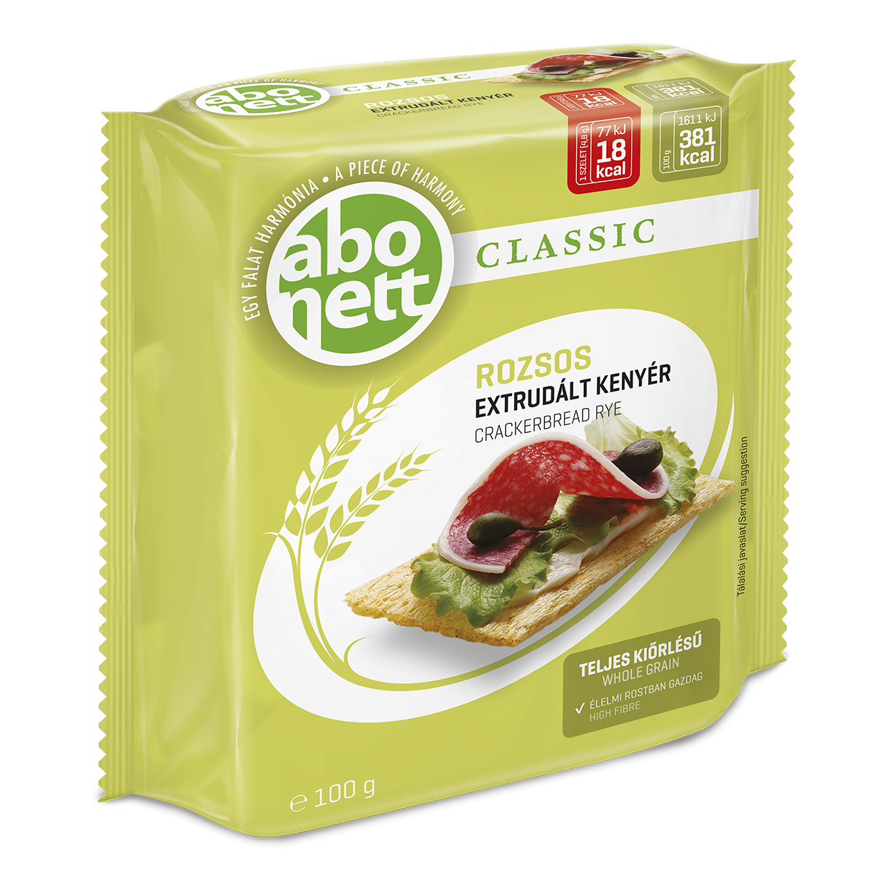 Abonett Classic rozsos extrudált kenyér 100 g
