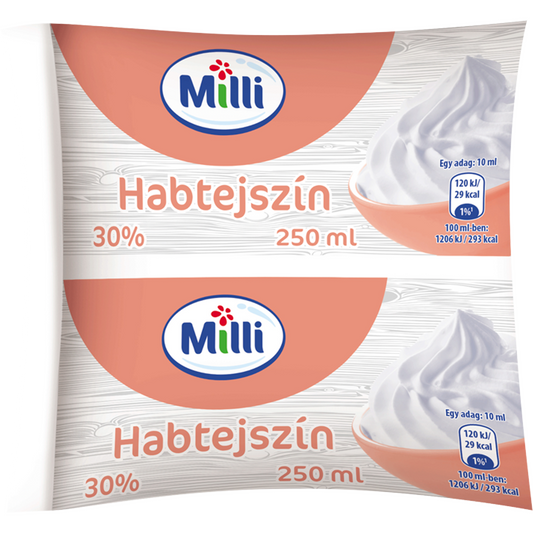 Milli UHT habtejszín 30% 250 ml