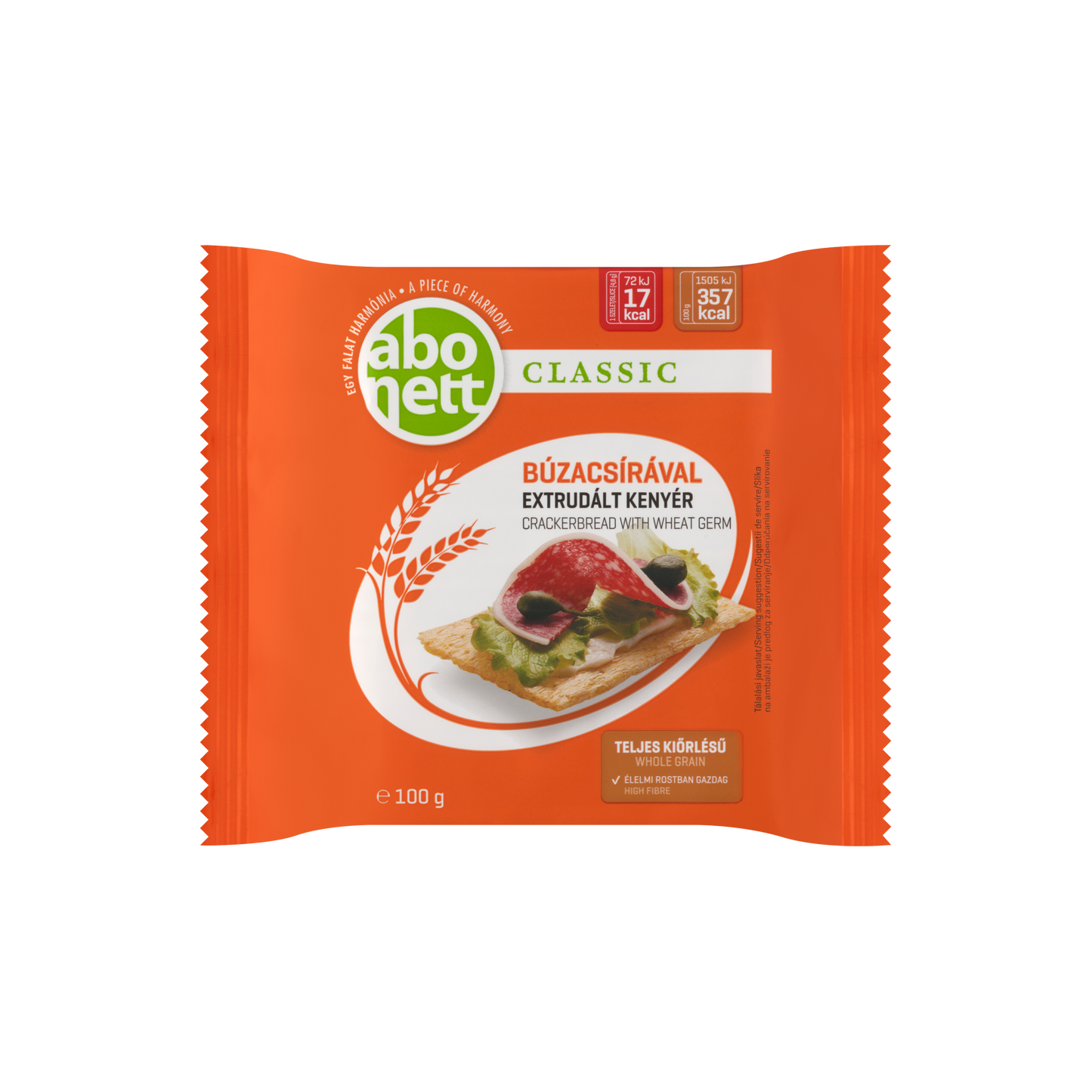 Abonett Classic extrudált kenyér búzacsírával 100 g