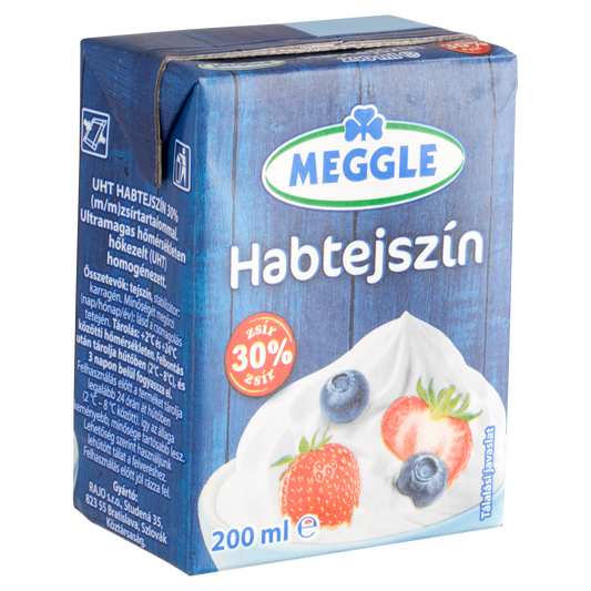 Meggle UHT habtejszín 30% 200 ml