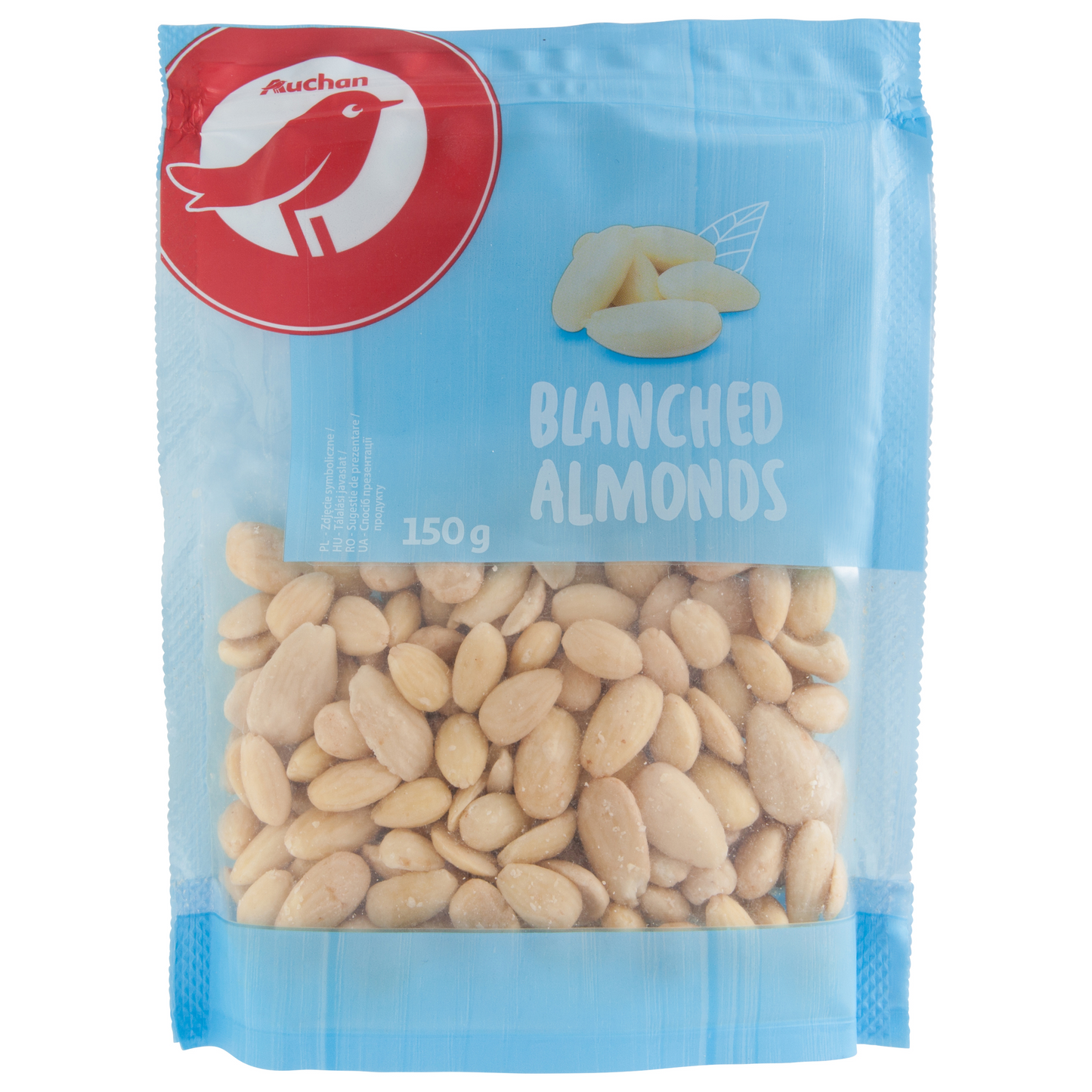 Auchan Kedvenc blansírozott mandula 150 g