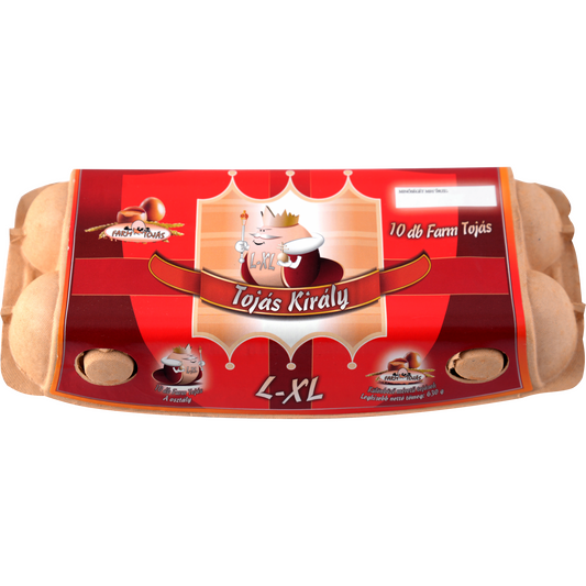 Tojás Király tojás L-XL méret 10 db